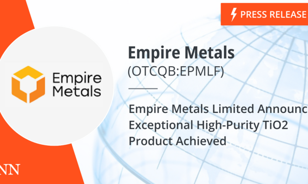 Empire Metals Limited محصول TIO2 با خلوص بالا را به دست آورد